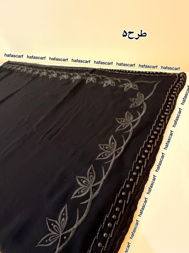 روسری خاویار گلدوزی