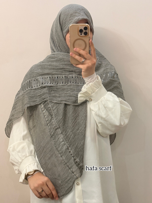 روسری سنگشور وارداتی حاشیه دار