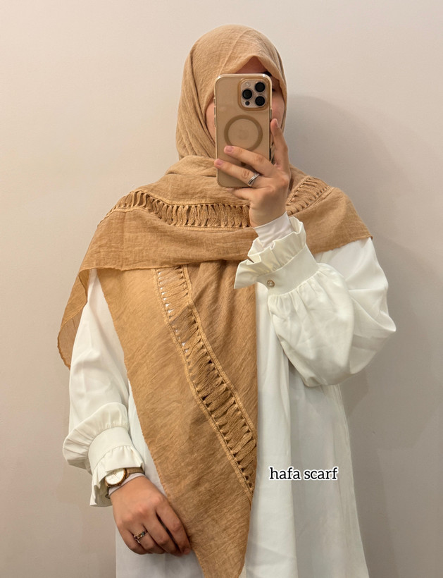 روسری سنگشور وارداتی حاشیه دار