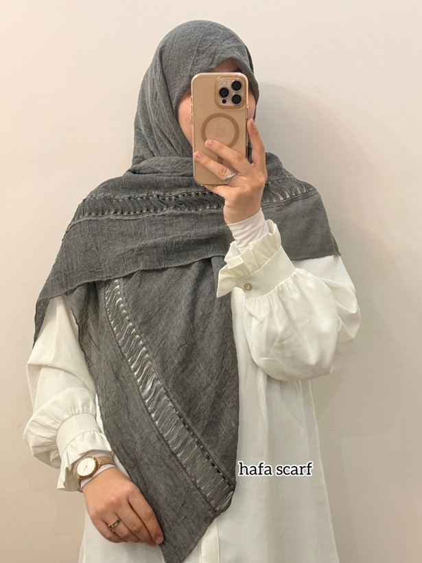 روسری سنگشور وارداتی حاشیه دار