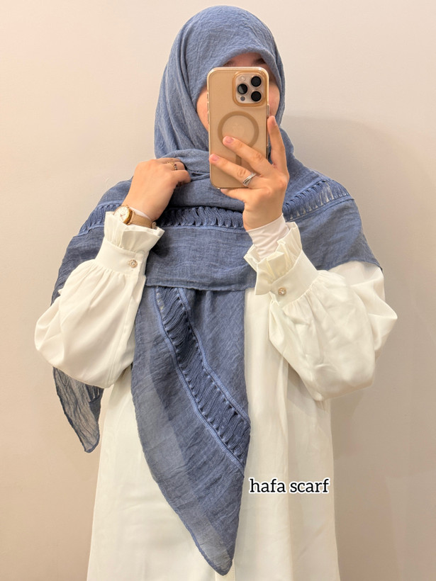 روسری سنگشور وارداتی حاشیه دار