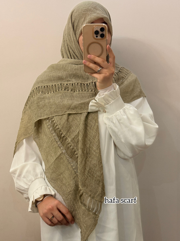 روسری سنگشور وارداتی حاشیه دار