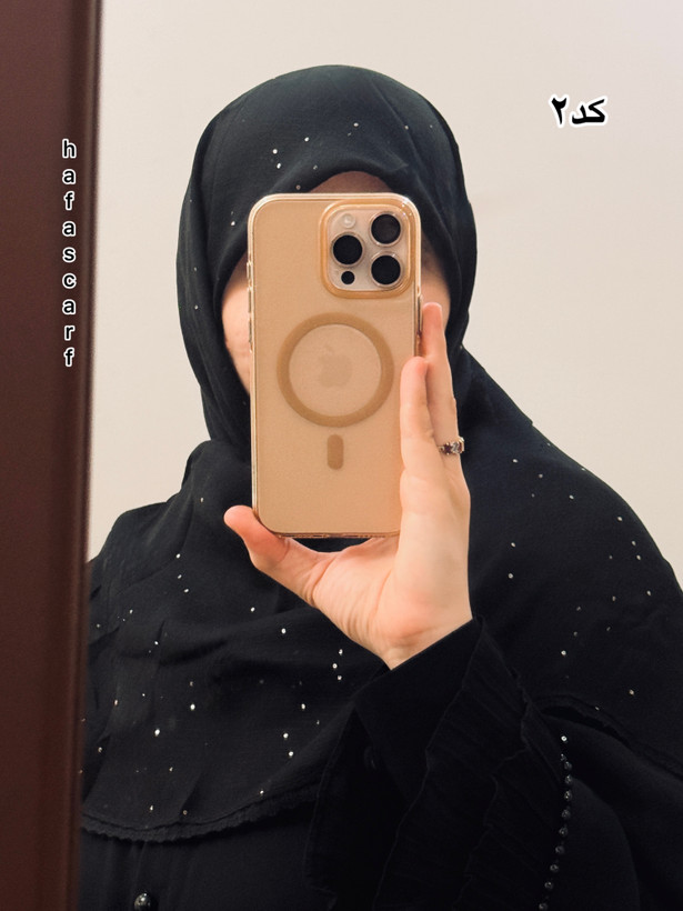 روسری پولکی مشکی