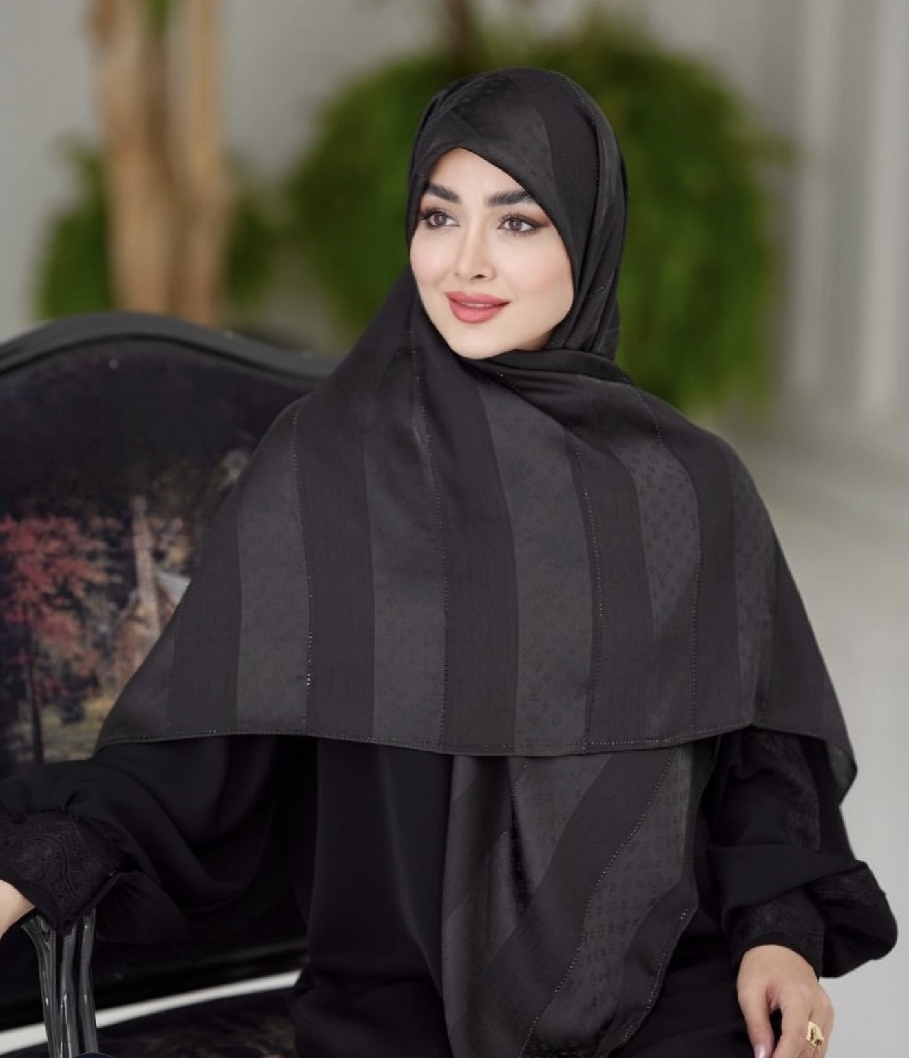 روسری سافاری نگین دار