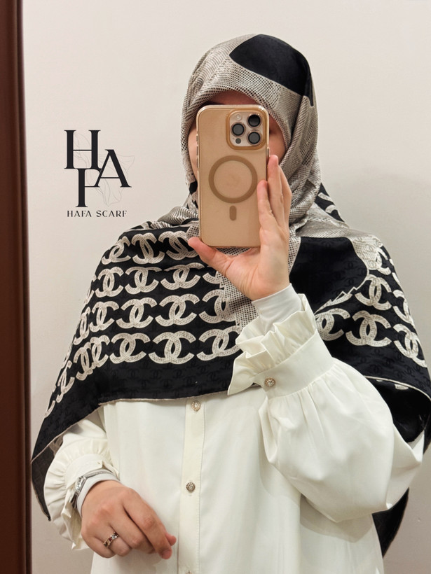 روسری ابریشم ژاکارد مامی