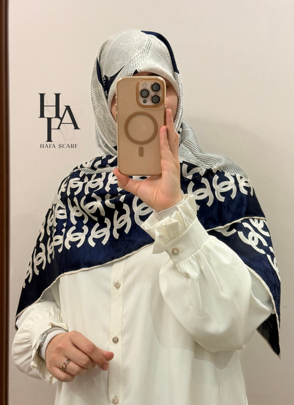 روسری ابریشم ژاکارد مامی