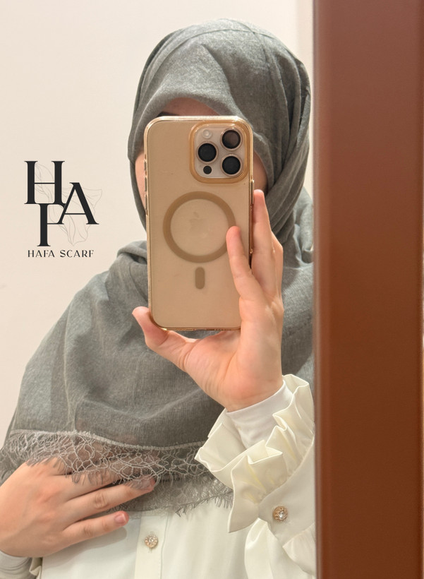 روسری نخی کنفی دور گیپور