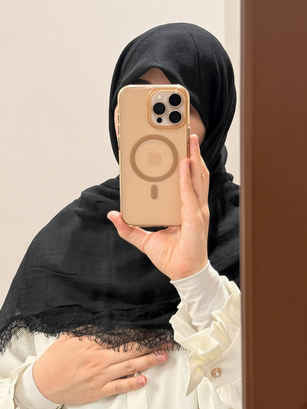 روسری نخی کنفی دور گیپور