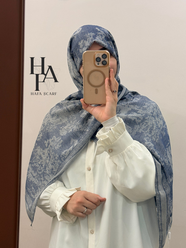 شال نخ کشمیر اعلا طرح جنگل