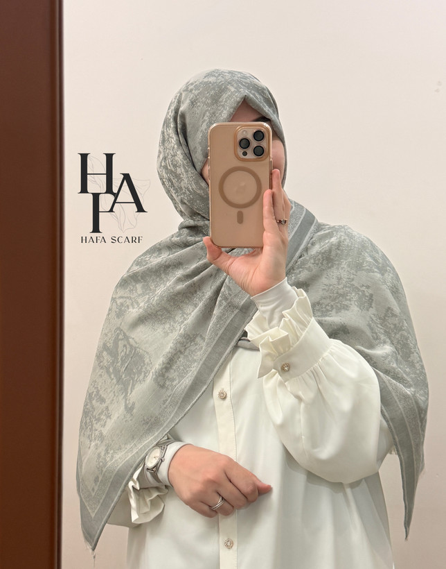 شال نخ کشمیر اعلا طرح جنگل